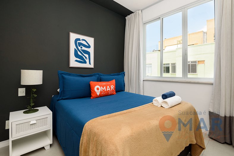 1 Bedroom c/estación de trabajo en Leblon | DMC 24/609