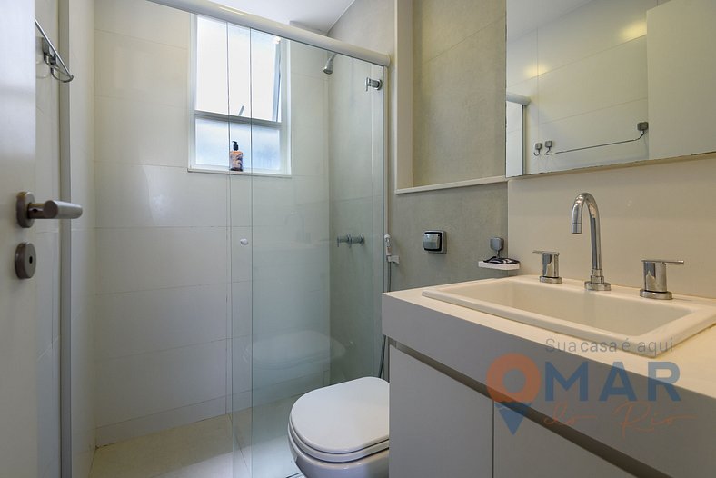 1 Bedroom w/ Workstation in Leblon | DMC 24/609