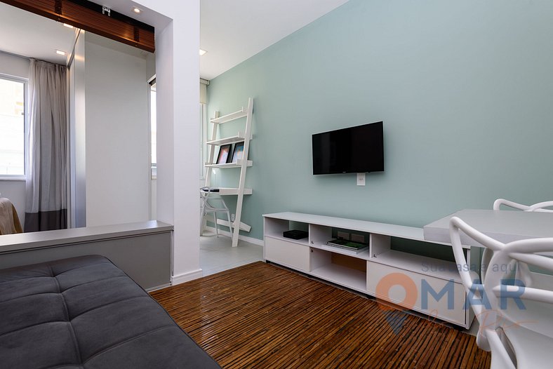 1 Bedroom w/ Workstation in Leblon | DMC 24/609