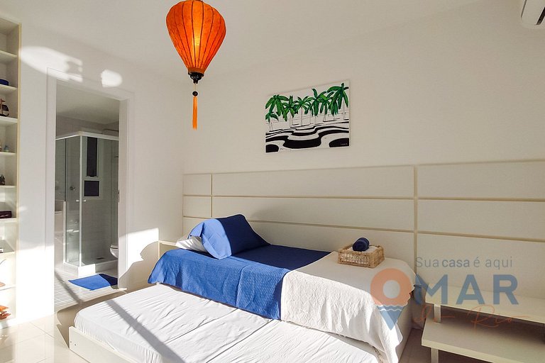 2 dormitorios frente al mar en Camboinhas | GMO 1153/207