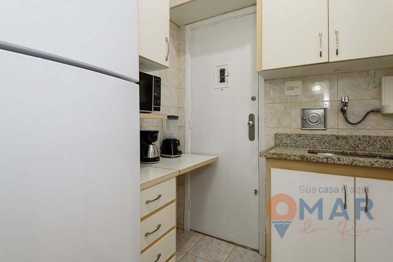 2 quartos em Copacabana a 170m da Praia| FS 42/505