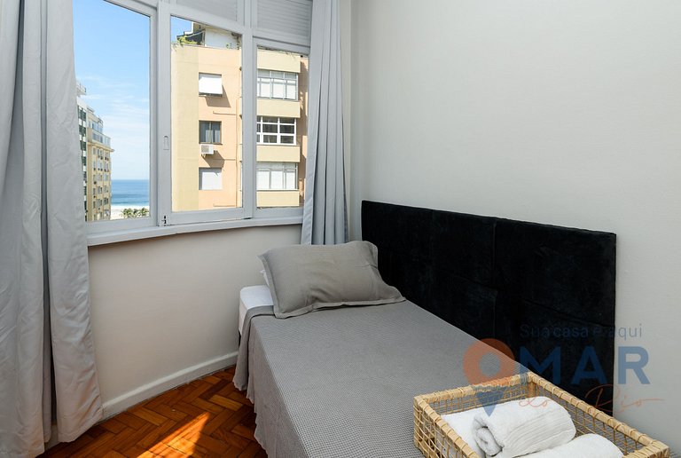 2 quartos em Copacabana c/ Vista Mar | PJ 135/808