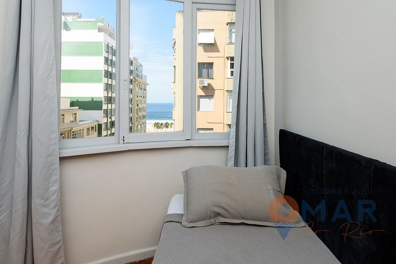 2 quartos em Copacabana c/ Vista Mar | PJ 135/808