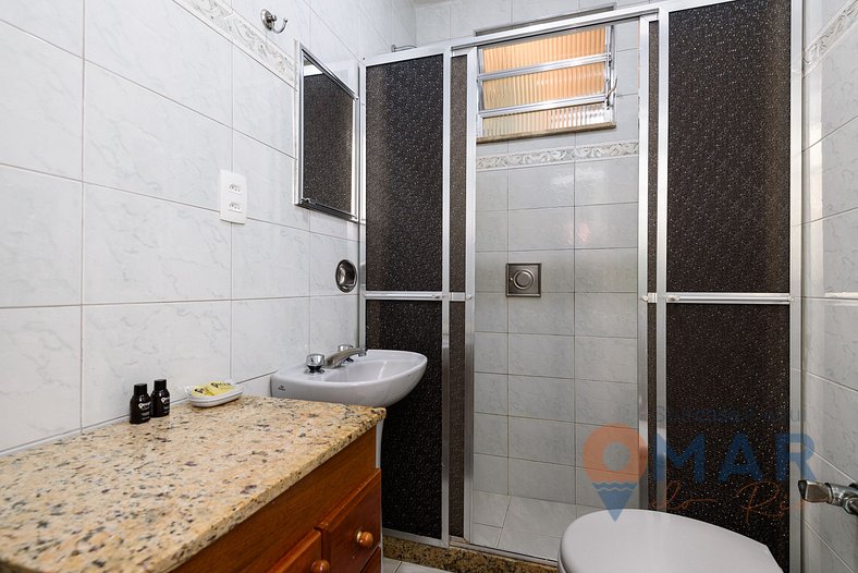 2BRDs in Copacabana, 170m from the beach|FS 42/505