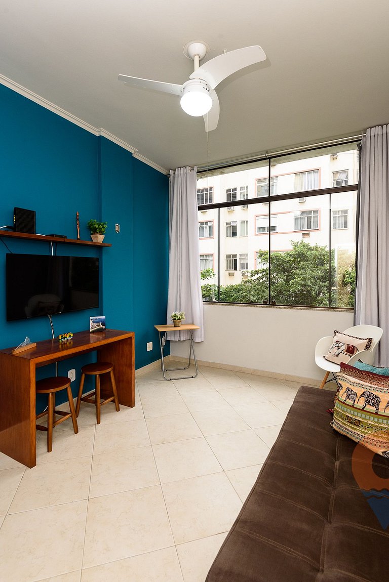 2BRDs in Copacabana, 170m from the beach|FS 42/505