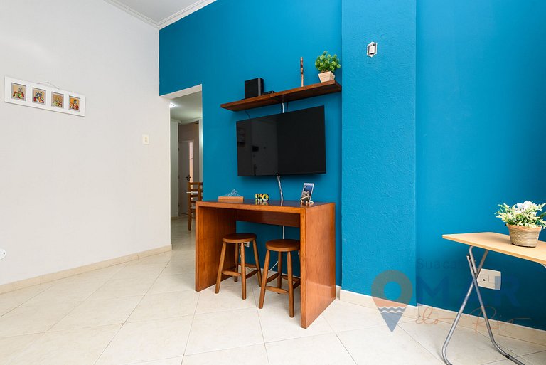 2BRDs in Copacabana, 170m from the beach|FS 42/505