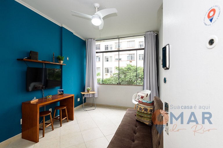 2BRDs in Copacabana, 170m from the beach|FS 42/505