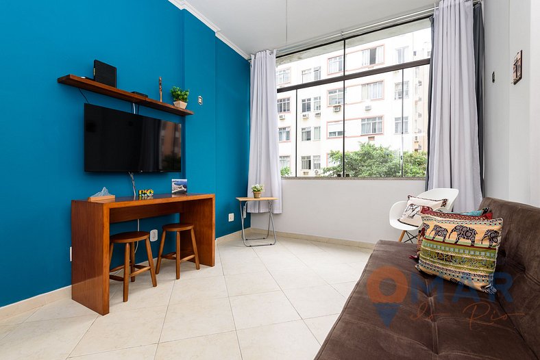 2BRDs in Copacabana, 170m from the beach|FS 42/505