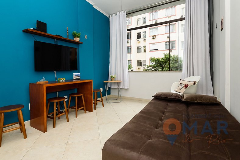 2BRDs in Copacabana, 170m from the beach|FS 42/505