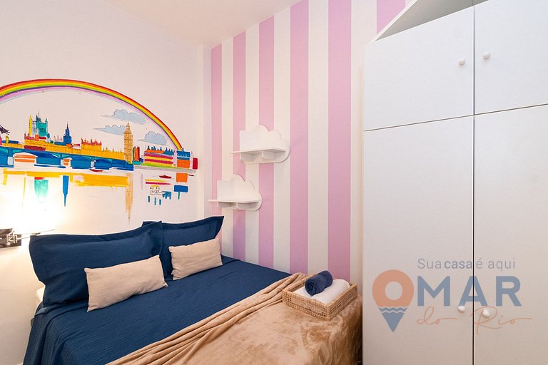 3-bedroom apartment in Copacabana with bathtub | SL 432/401