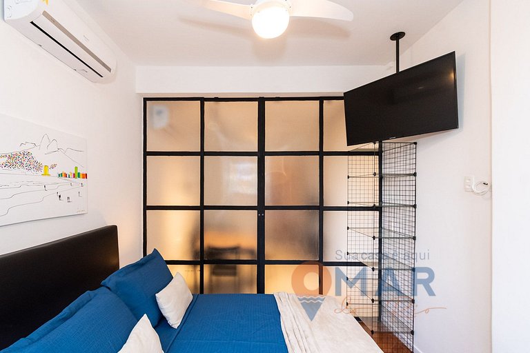 Estudio a 600 metros de la playa de Copacabana | CR167/504