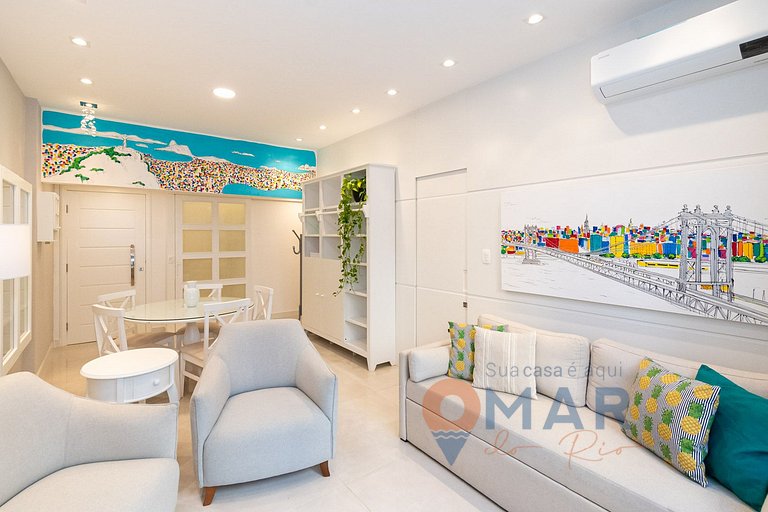 3-bedroom apartment in Copacabana with bathtub | SL 432/401