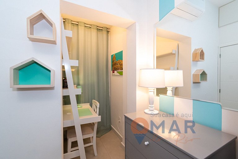 3-bedroom apartment in Copacabana with bathtub | SL 432/401