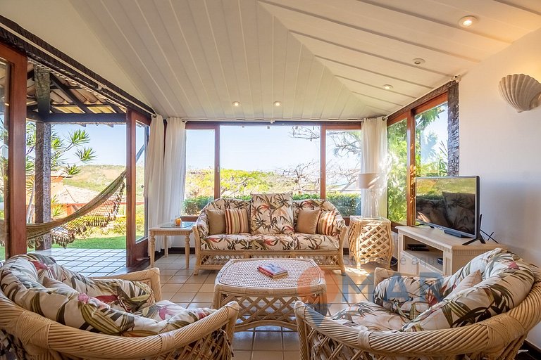 Beach House in Búzios with Gourmet Area | EDF 09