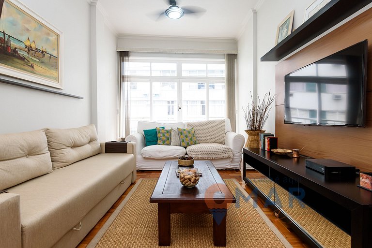 2Dormitorios en Copacabana 7 mins de la playa | GB 112/502