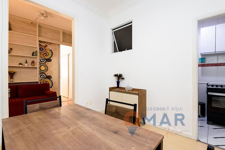 Dormitorio y sala de estar en Copacabana | PJ 145/1106