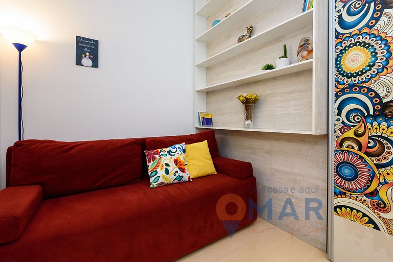 Bedroom and Living Room in Copacabana | PJ 145/1106