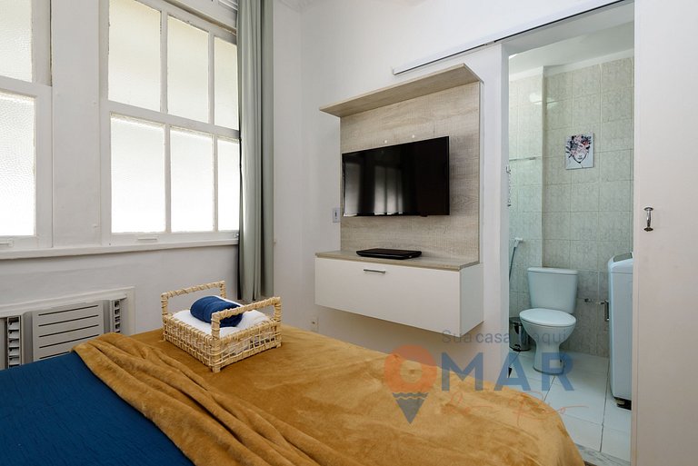 Dormitorio y sala de estar en Copacabana | PJ 145/1106