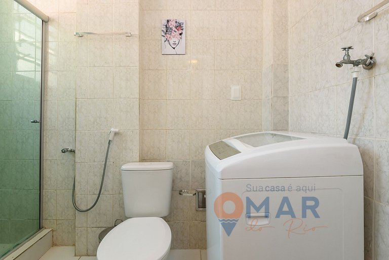 Dormitorio y sala de estar en Copacabana | PJ 145/1106