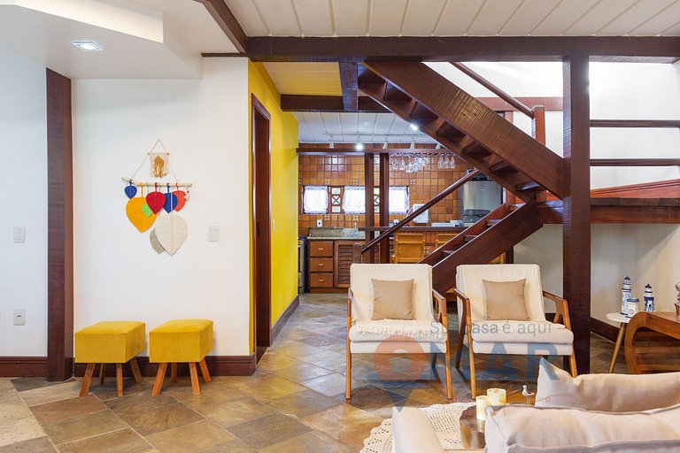 Beach House in Búzios with Gourmet Area | VF 12