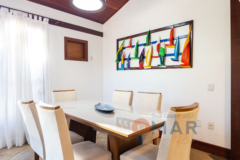 Beach House in Búzios with Gourmet Area | VF 12