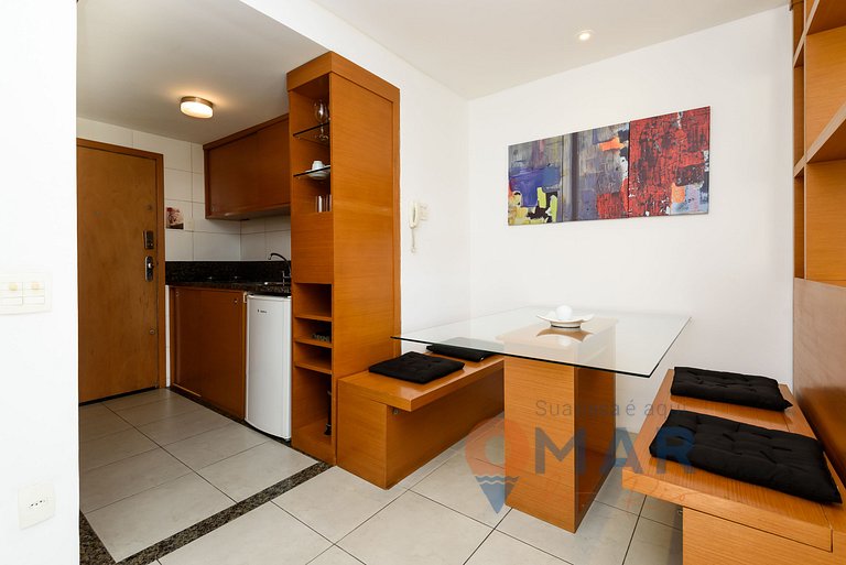 Hab y sala de estar, vista del Cristo Redentor | SQC 143/918