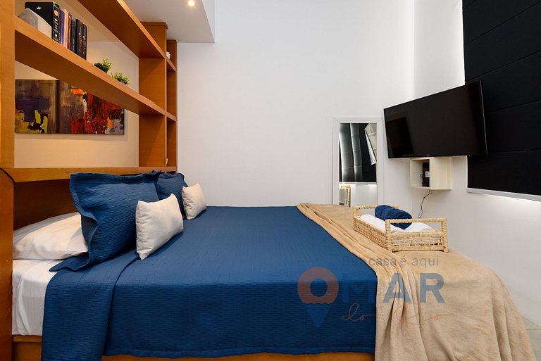 Hab y sala de estar, vista del Cristo Redentor | SQC 143/918