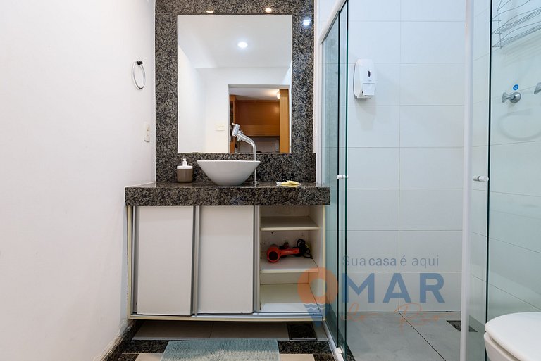 Hab y sala de estar, vista del Cristo Redentor | SQC 143/918