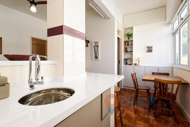 Omar do Rio: Modern 1BDR 300m from Ipanema Beach