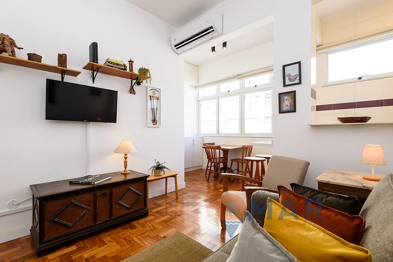 Omar do Rio: Modern 1BDR 300m from Ipanema Beach