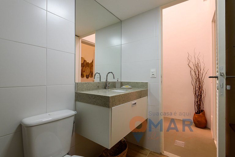 2BDRs y balcón c/ vistas al mar en Ipanema|TXM 21S