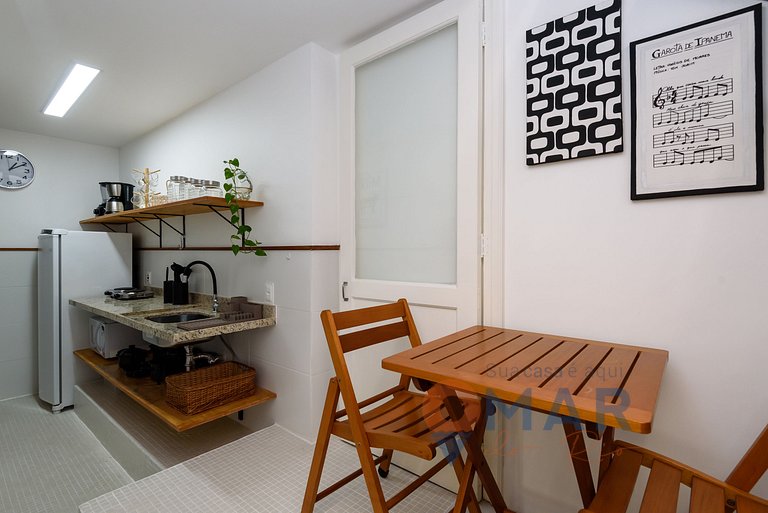 2BDRs y balcón c/ vistas al mar en Ipanema|TXM 21S