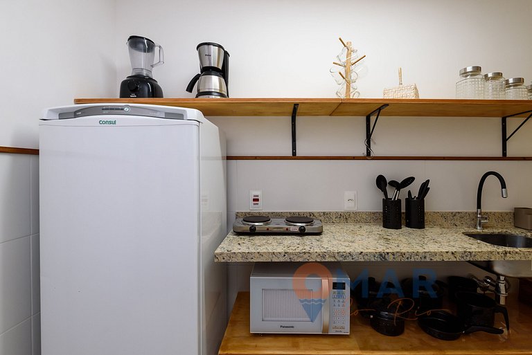 2BDRs y balcón c/ vistas al mar en Ipanema|TXM 21S