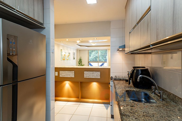 Moderno apto de 2 dorms con piscina y garaje | SC 357/405