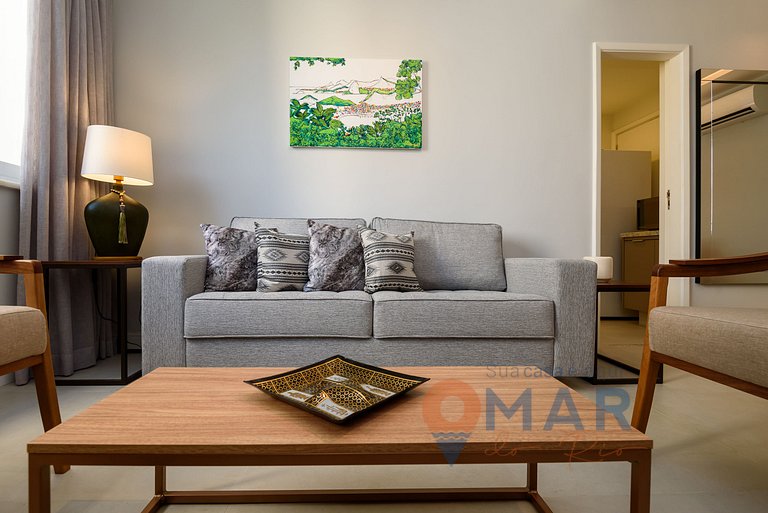 Grande Piso en Leblon con 3 habitaciones | GBC 260/301