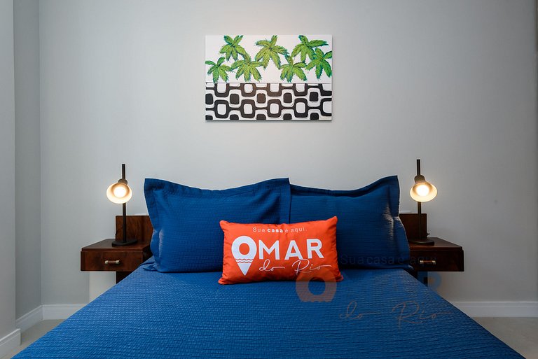 Grande Piso en Leblon con 3 habitaciones | GBC 260/301