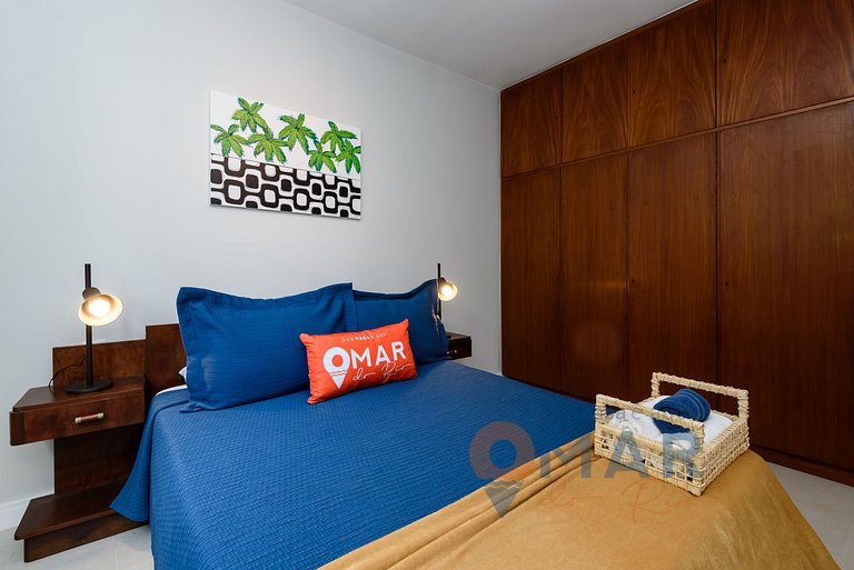 Grande Piso en Leblon con 3 habitaciones | GBC 260/301