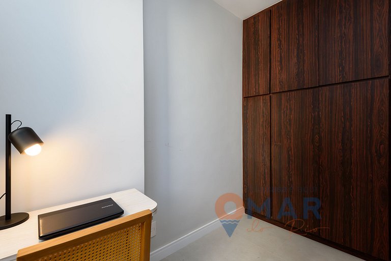 Grande Piso en Leblon con 3 habitaciones | GBC 260/301