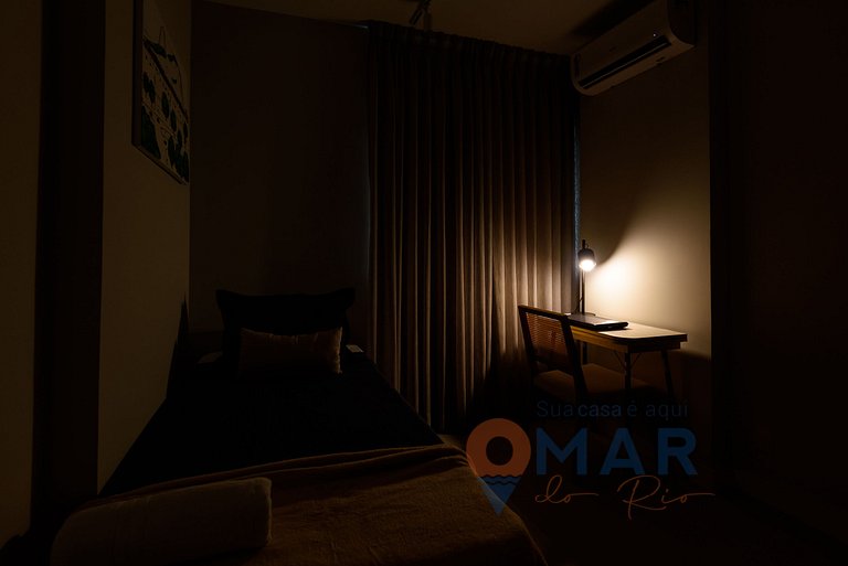 Grande Piso en Leblon con 3 habitaciones | GBC 260/301