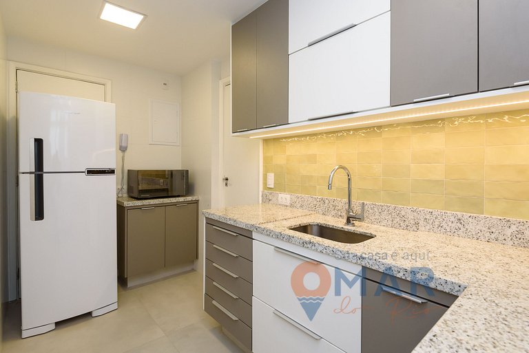 Grande Piso en Leblon con 3 habitaciones | GBC 260/301