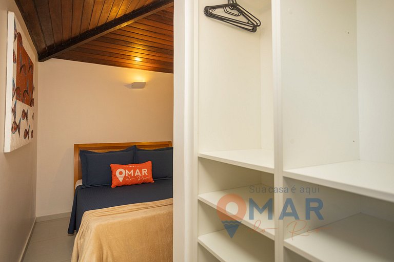 Casa Pé na Areia com Vista Mar em Búzios | CBR 7/7