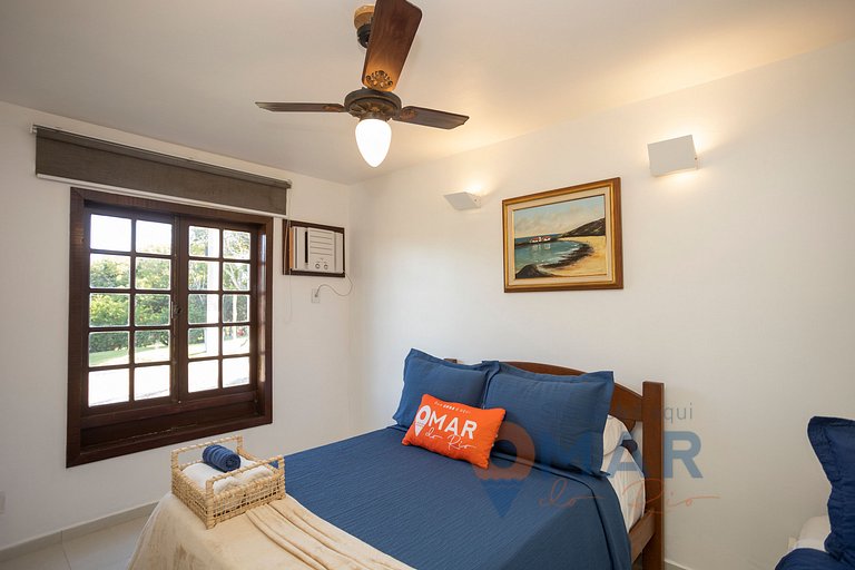 Casa Pé na Areia com Vista Mar em Búzios | CBR 7/7