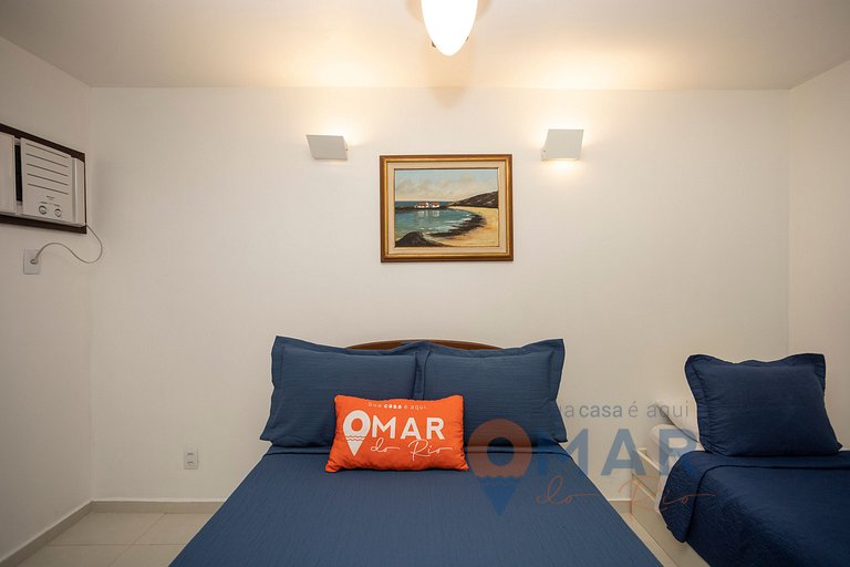 Casa Pé na Areia com Vista Mar em Búzios | CBR 7/7