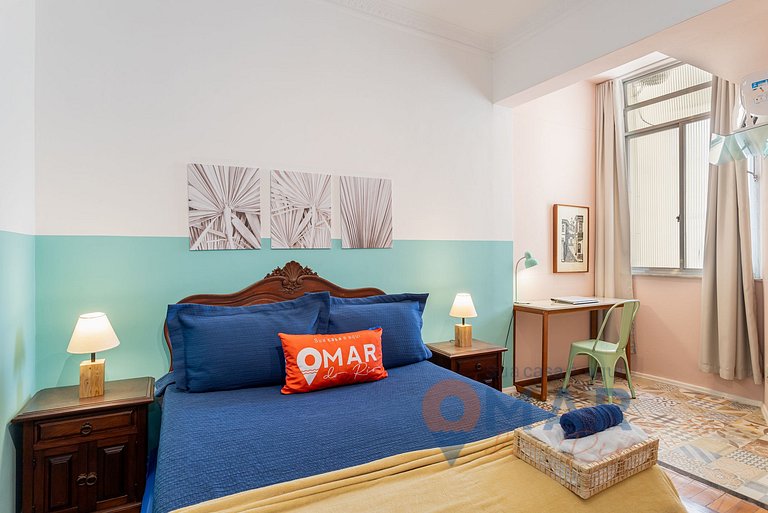 Alojamiento 2Qtos con vista al mar en Copacabana | A 2936/12