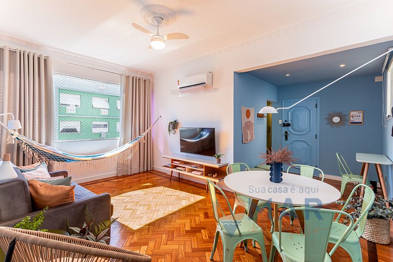 Alojamiento 2Qtos con vista al mar en Copacabana | A 2936/12