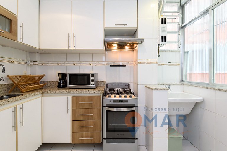Apt Qto&Sala 220m from Copacabana Beach | RP 95/304