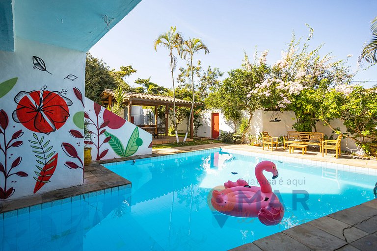 Casa Flora con Piscina: Suíte Amarilla