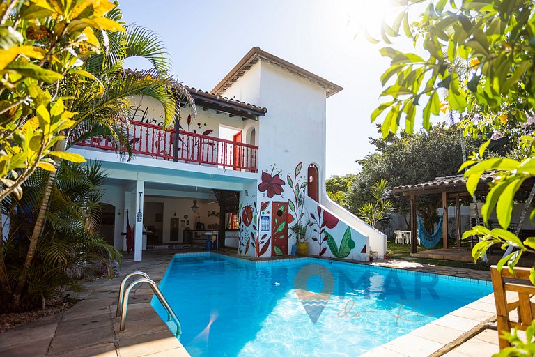 Casa Flora con Piscina: Suíte Amarilla