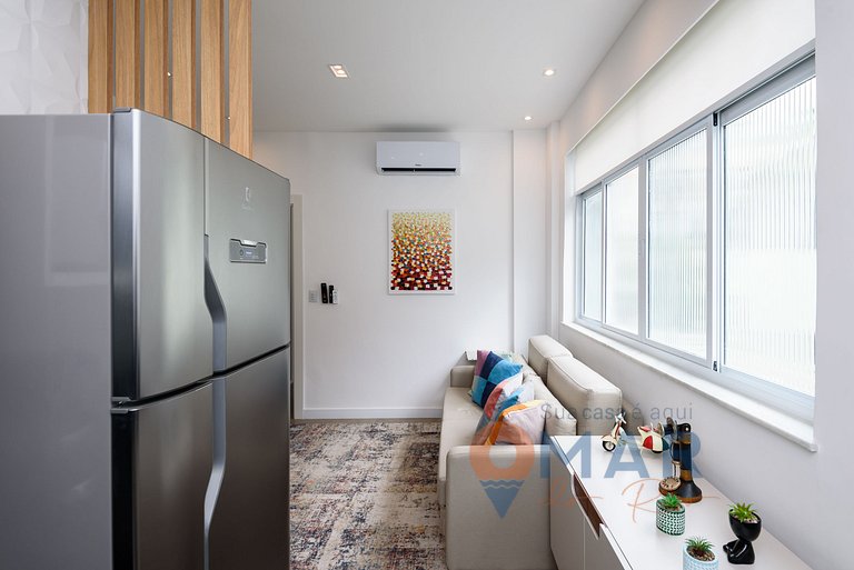 Dormitorio y salón modernos en Copacabana | MFB 76/203