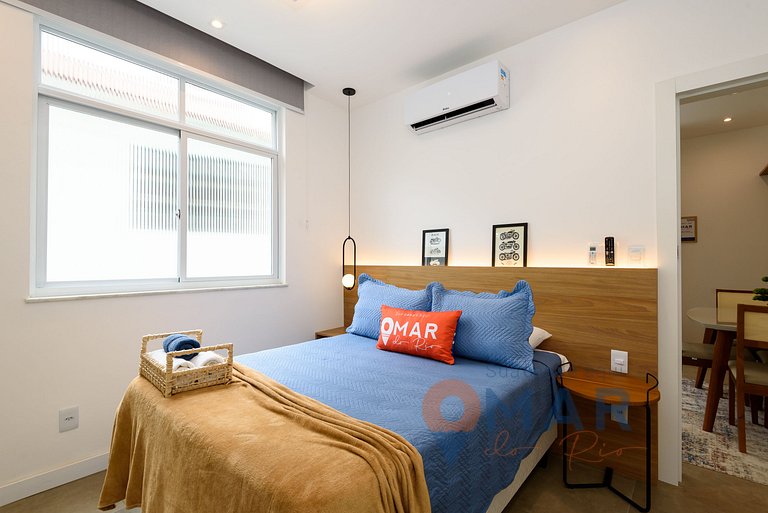 Dormitorio y salón modernos en Copacabana | MFB 76/203